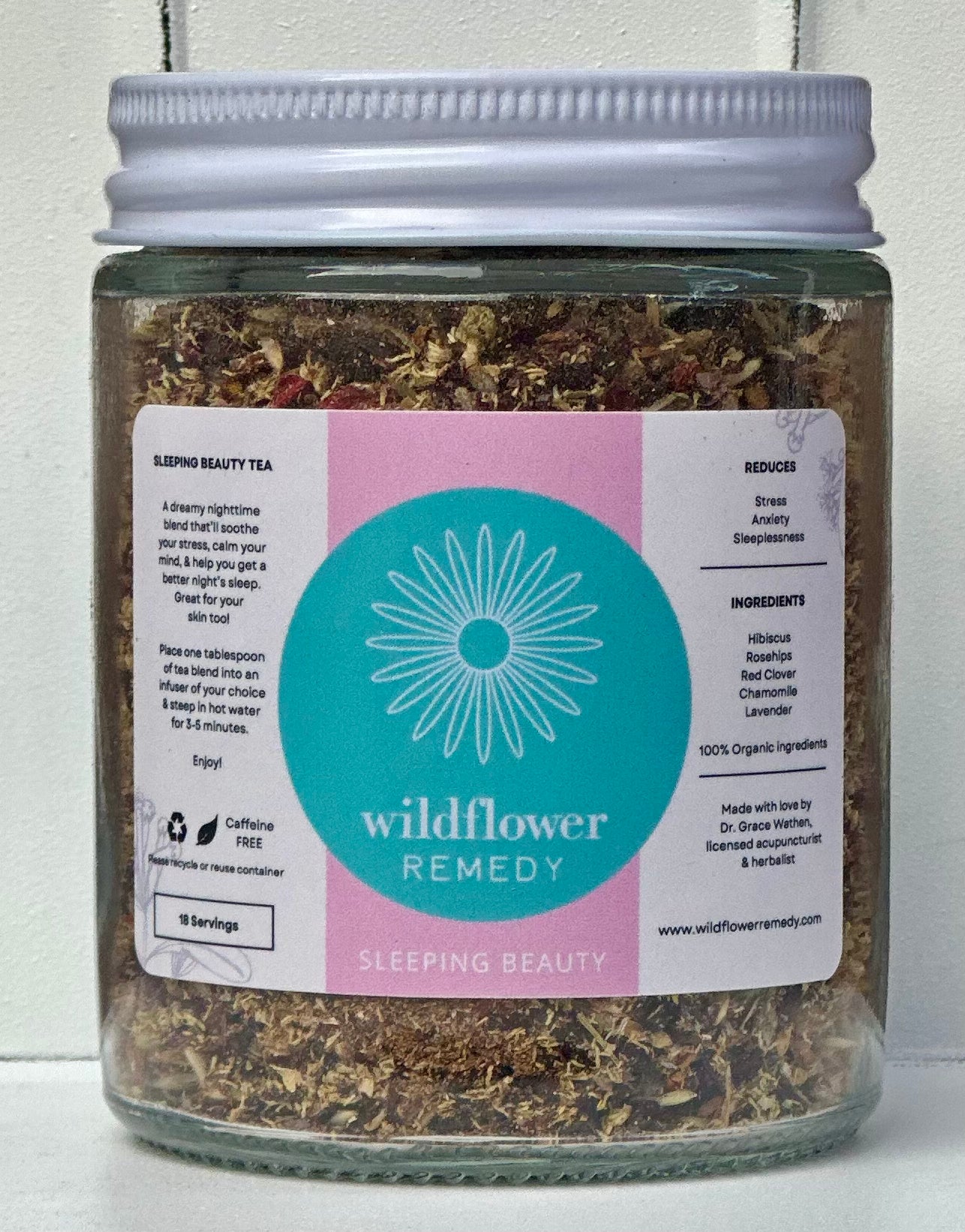 Sleeping Beauty - Glass Jar