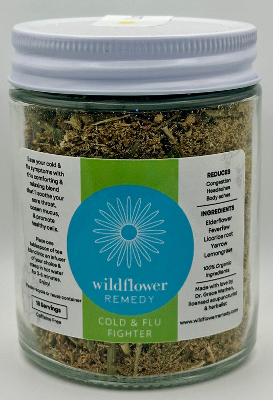 Cold & Flu Fighter - Glass Jar